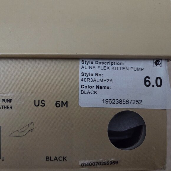 NWT Michael Michael Kors Alina Flex Kitten Pump Black New - Picture 11 of 12